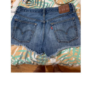 Levi’s 501 cutoff shorts, buttonfly 28